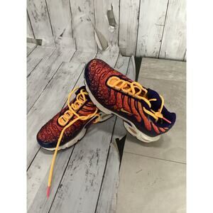 Nike Air Max Plus TN Purple Laser Orange Size 4Y For Women